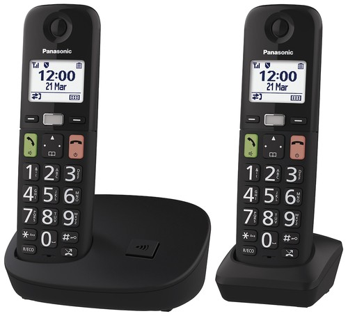Panasonic kxtgu112exb cordless - panasonic,