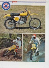 PUBBLICITA'  TEST-MOTO ANCILLOTTI 125 CH REGOLARITA 1977-VINTAGE ENDURO EPOCA