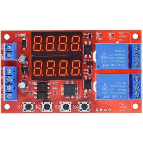 Modulo timer 12v 10a doppio - modulo,
