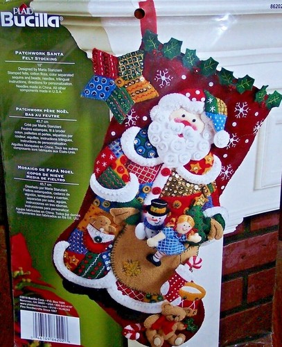 Patchwork babbo natale bucilla - patchwork,