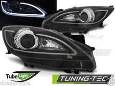 Fari anteriori MAZDA 3 09-10.13 TUBE LIGHT BLACK