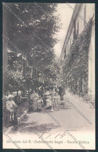 Perugia nocera umbra cartolina - perugia,