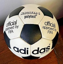 ADIDAS KINGSTAR POLYLAST 1973 FIFA OFFICIAL MATCH BALL no Tango Telstar Etrusco