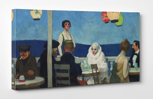 Quadro hopper soir bleu - 🎨,