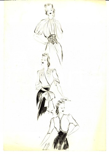 1939 moda donna anni abiti - '30,