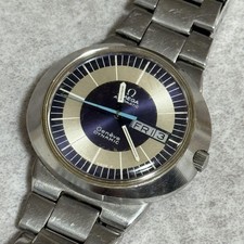 Orologio Omega Geneve Dynamic Blue bicolore automatico cal.752 41mm vintage anni 70