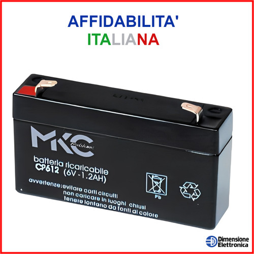 Batteria piombo gel - 1,3a,