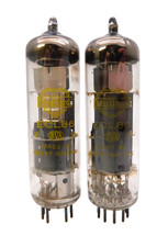Coppia tubi valvole Mullard ECL86 6GW8 abbinati usati testati (V66) #10
