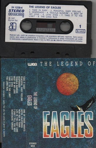 Eagles musicassetta - musicassetta, mc