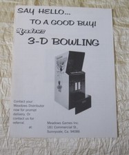 VIDEO VOLANTINO BOWLING 3D PRATI 1978