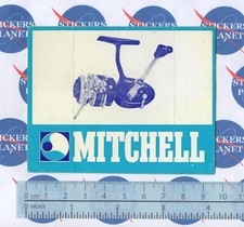 ADESIVO STICKER VINTAGE AUFKLEBER AUTOCOLLANT MITCHELL MULINELLI FISHING REELS