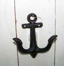 Gancio da parete ancora nero