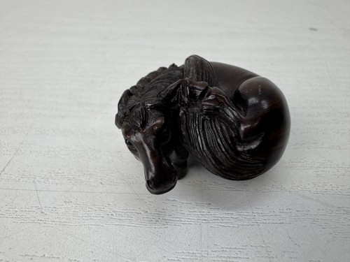 Y10508 netsuke legno intaglio - netsuke,
