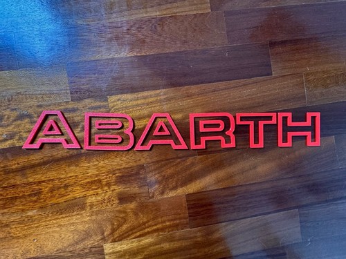 Scritta abarth personalizzata - scritta,