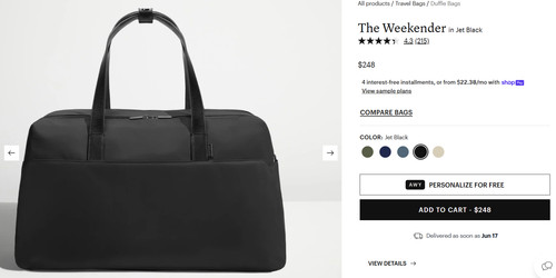 Borsa viaggio away the - da,