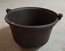 Grande secchio antico in rame
