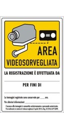 CARTELLO TARGA AREA