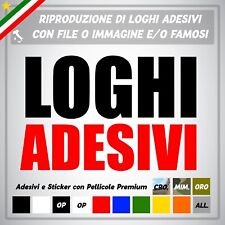 LOGHI ADESIVI PERSONALIZZATI VINILE SPAZIATO SENZA FONDO EMBLEMA STICKER TUNING
