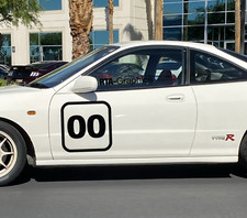 Number Plate Decals Racing