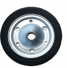 RUOTA RUOTE IN GOMMA PIENA PER BETONIERA CARRELLI DIAMETRO 35 FORO 43 MM (29021)