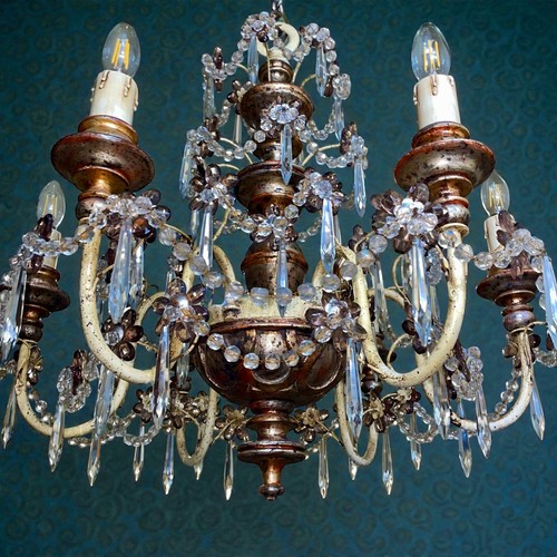 Antico lampadario tedesco - antico,