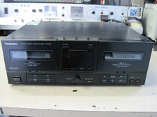 DOPPIA  PIASTRA  A  CASSETTA   TECHNICS  RS - 120     DA PROVARE    USATA   