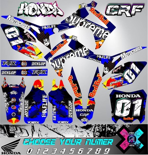 Kit grafico honda crf - honda, 450r