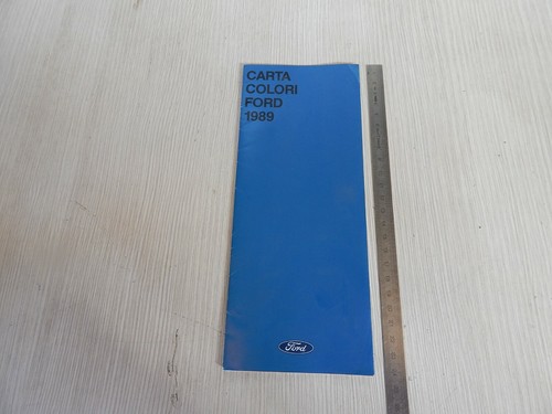 Carta colori originale - carta, 1989