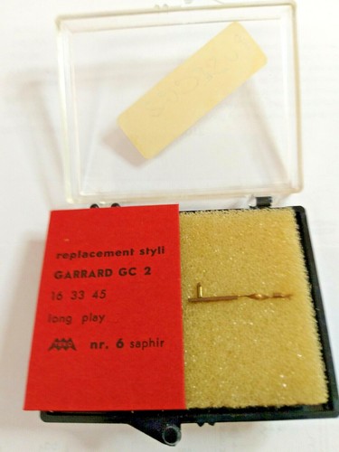 Puntina giradischi garrard gc2 - puntina,