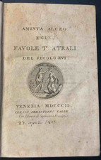 Aminta, Alceo, Egle. Favole teatrali del secolo XVI. 1801