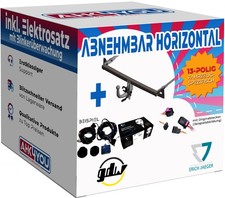 Gancio di traino GDW per Hyundai Staria 22-24 hori. rimovibile + 13 poli ERICH ES SPEZ