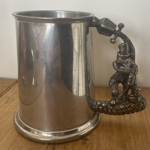 Vintage pewter tankard one too - pewter,