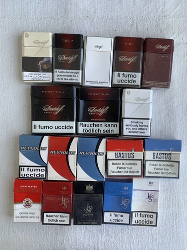 Lotto pacchetti sigarette - 18,