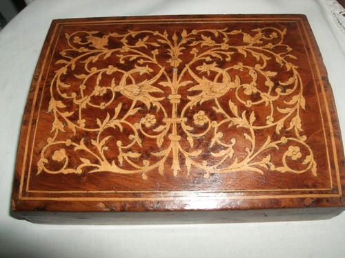 Scatola antica 800 wooden box - scatola,