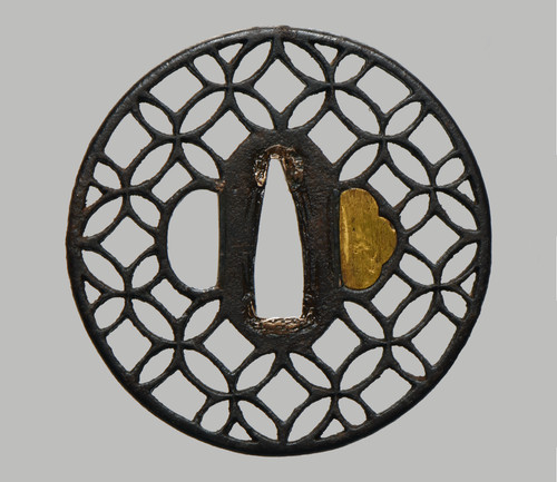 Tsuba kyo sukashi - tsuba, sippo