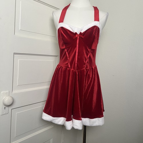 Mrs claus rosso - rosso, velluto