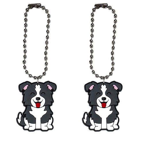 Bicchiere cane collie catena