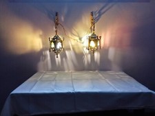 Lanterne in ottone da interno  coppia