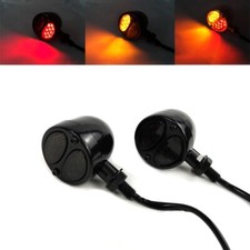Coppia LED Moto Luce Luci Stop Frecce Indicatori Fanale Posteriore per Harley
