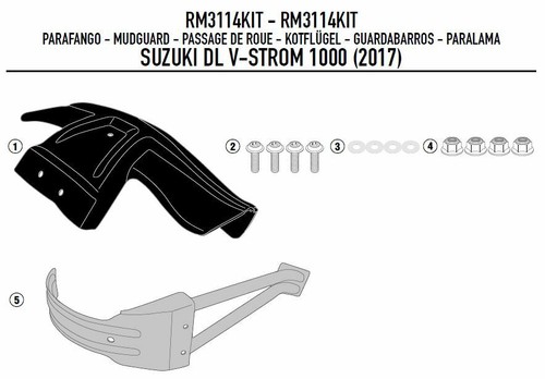 Rm3114kitk kappa kit - kappa, montaggio