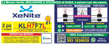 XENITE Kit Led TOP SUPER Canbus H7 40W Reale 12V Luce 360 Gradi Faro Lenticolare