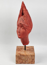 ALBERTO SPARAPANI (Carrara 1911-2004) Opera SCULTURA STATUA Terracotta Volto