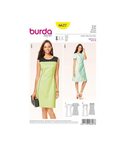Burda b6627 cartamodello di - burda,