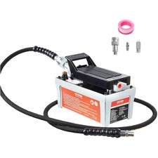 pompa idraulica, pneumatica, pedale, 10000 PSI, tubo 2m, alluminio, pressa, e...