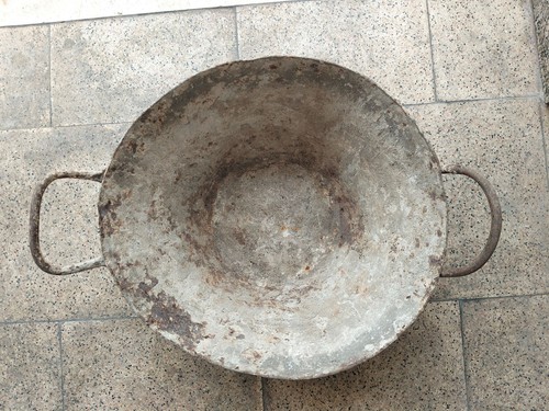 Secchio muratore ferro - , vintage