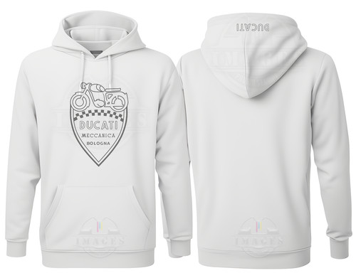 Felpa ducati con cappuccio - con,