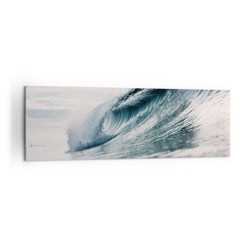 Quadro tela 160x50cm onda - su,