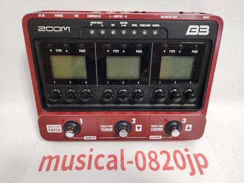 Zoom bass effects and - zoom, amp