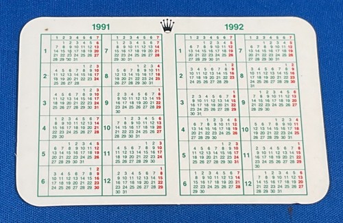 Rolex calendario vintage 1991 - rolex,