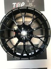 4 CERCHI IN LEGA 18" PER AUDI A4 Q2 Q3 VW TIQUAN SCIROCCO MOD POWER GLOSSY BLACK